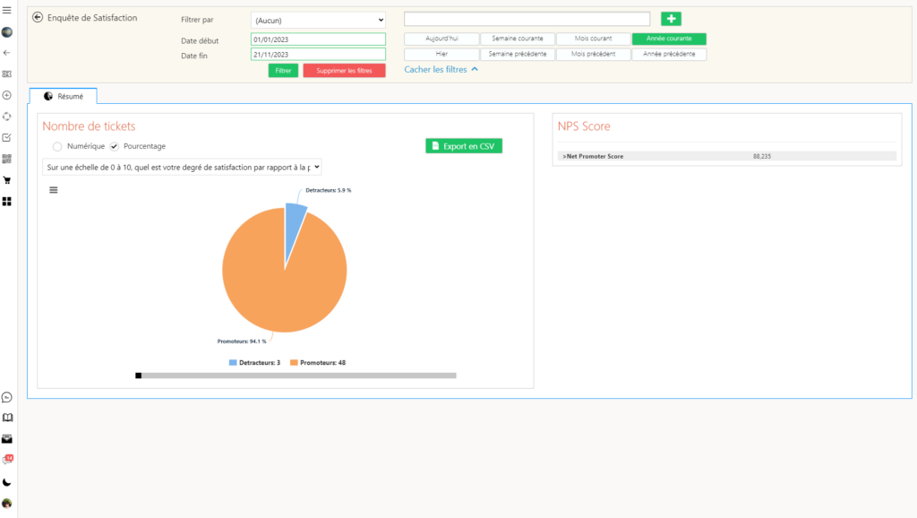 Enquêtes de Satisfaction