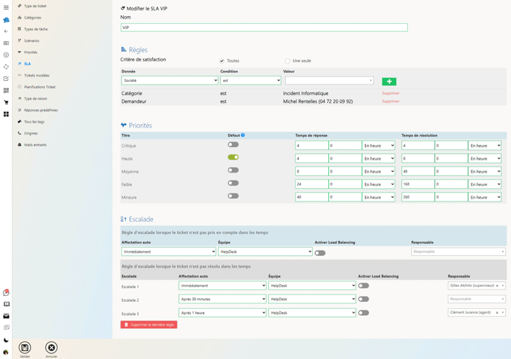 SLA: Personnalisation Intuitive
