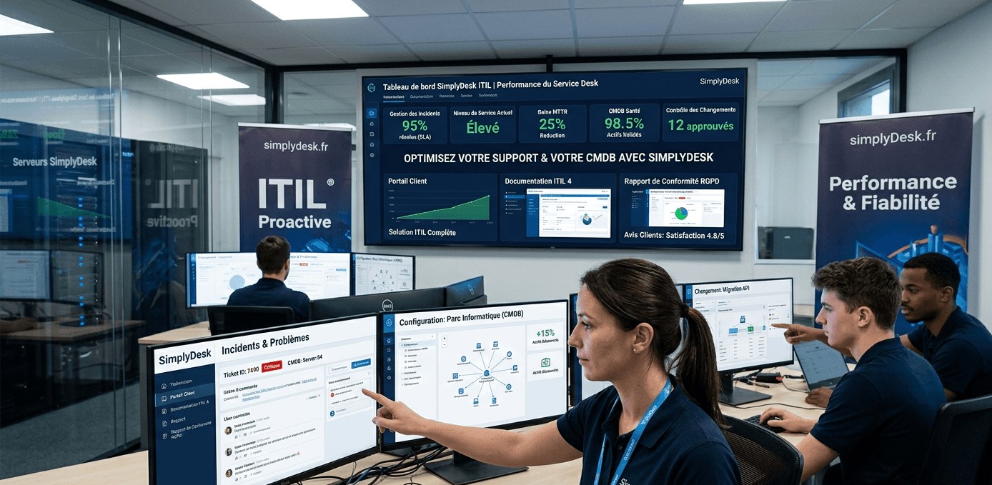 Solution ITIL : Optimisez votre Support et votre CMDB SimplyDesk